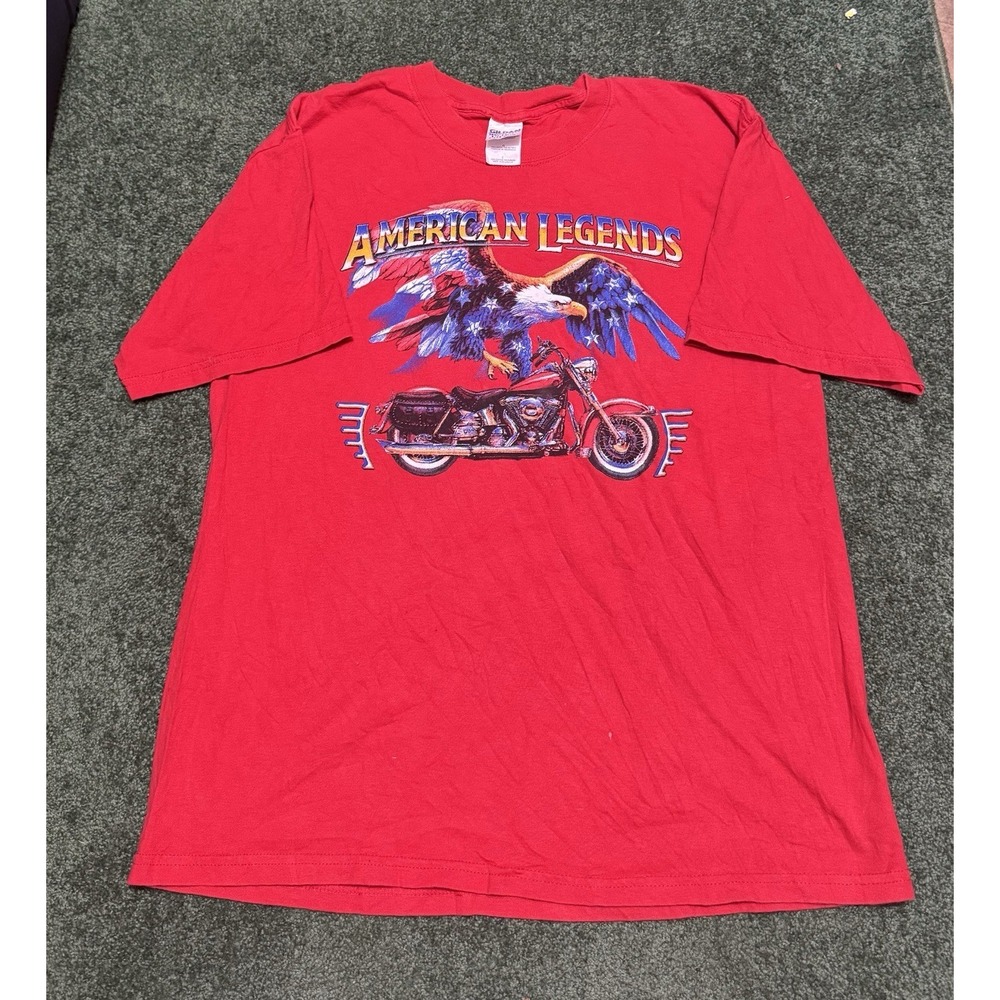Vintage Bike Week T-shirt American Legends Shirt Size Large